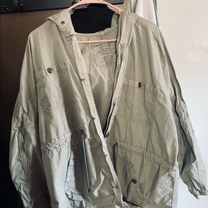 American Eagle Oversized Cargo Jacket